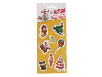Наклейки УМКА Буба мягкие многоразовые, 10 шт