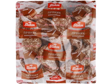 Пряник "С ШОКОЛАДНЫМ ВКУСОМ" 400г на акции в магазинах Евроопт