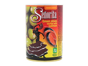 Оливки Senorita фаршированные семгой 280 г