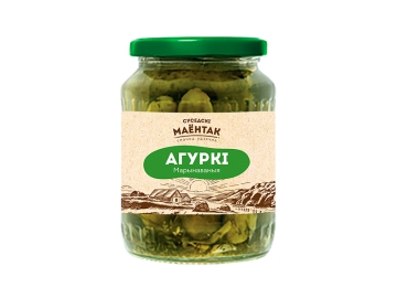 Огурчики маринованные СУСЕДСКИ МАЕНТАК хрустящие 680 г