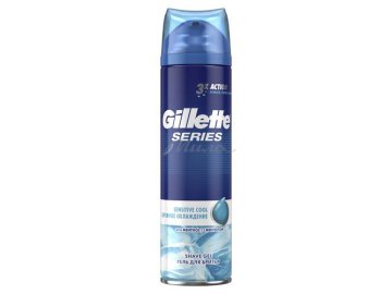 Гель для бритья GILLETTE Series Sensitive Cool для чувствительной кожи с эффектом охлаждения, 200 мл Мила