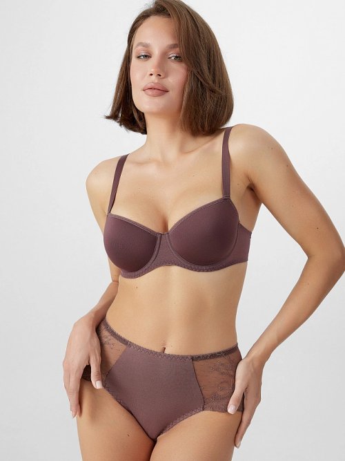 Бюстгальтер женский коричневый, фото 2 из 21