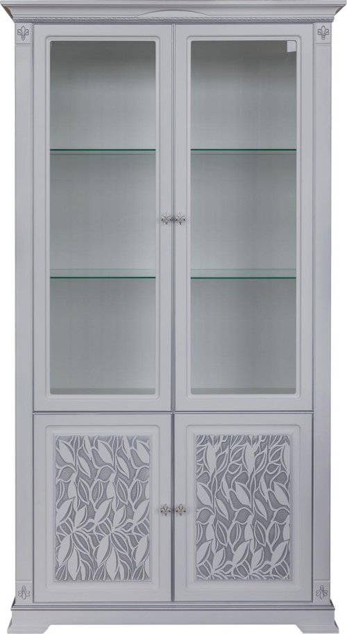 Шкаф с витриной «Мартина 2 3Д» П573.02 3Д, фото 2 из 3