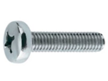 Винт с полукр.гол. М 4x45 оцинк. кл.пр. 5,8 DIN 7985 (30шт) FixHaus