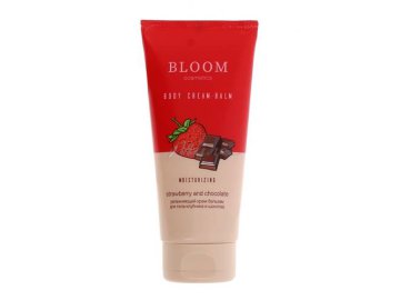 Крем-бальзам для тела BLOOM COSMETICS Увлажняющий Клубника и шоколад, 200 мл
