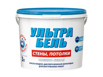 Краска Sniezka УльтраБель белая 3л