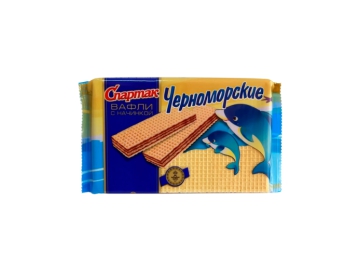 Корона скидки - Вафли Спартак Черноморские умельч ф/п 216г