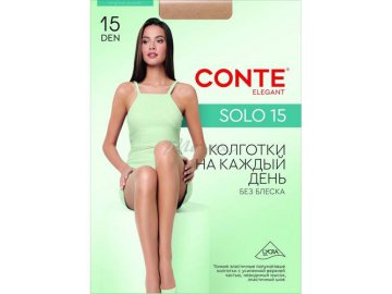 Мила акции Кировск - Колготки женские CONTE Elegant Solo 15 ден, размер 4, nero