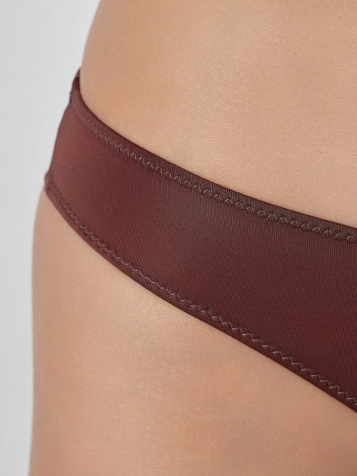 Трусы бразилиана женские с сатиновым блеском, фото 5 из 8