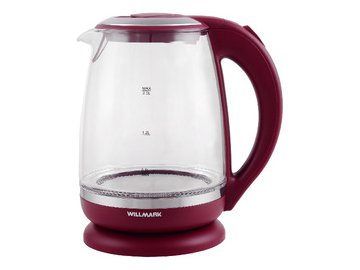 Электрический чайник Willmark WEK-2005G (бордовый)