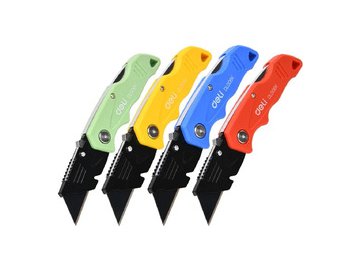 Нож строительный Deli EDL006K-4