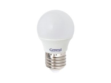 Лампочка general glden-g45f-b-8-230-e27-3000 к (шарик) в Пинске Электросила