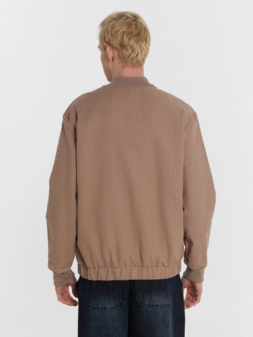 Бомбер мужской бежевый, фото 3 из 5