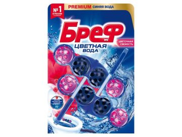 Средство чистящее для унитаза БРЕФ Колор Актив 2*50 г Цветная вода 