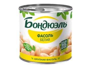 Санта акции и скидки Слоним - Фасоль Бондюэль классическая белая 400 г