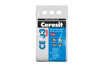 Фуга Ceresit CE-33, 18 черный, 2 кг