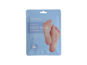 Маска-носочки для ног FARMSTAY Essential Foot Mask Увлажняющая и питательная, 1 шт