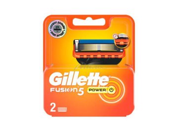 Кассеты для бритва GILLETTE Fusion Power, 2 шт.