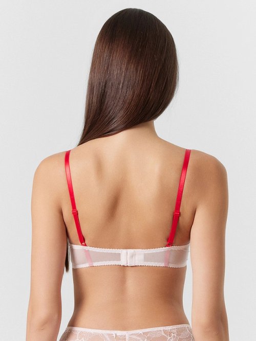 Бюстгальтер женский розовый push-up, фото 5 из 9