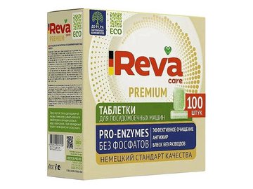 Таблетки для посудомоечной машины Reva Care Pro-Enzymes (100 шт)