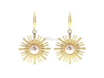 Мила акции Горки - Серьги ODRI Vintage collection, арт. 7012307952