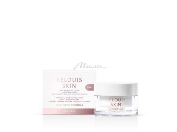 Крем для лица RELOUIS Skin Anti-Age с эффектом молодой кожи с омега 3 6 9 жирными кислотами, аденозином и скваланом антивозрастной