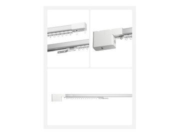 Умный карниз для штор Яндекс YNDX-00592 2.5-4.5м работает с Алисой, Zigbee