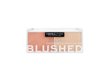 Палетка для макияжа лица RELOVE REVOLUTION Blushed Duo Blush & Highlighter Румяна и хайлайтер