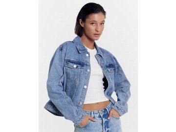 Жакет женский джинсовый голубой