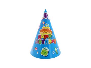 Набор праздничных колпаков Happy Birthday, 6 шт, арт. 7012305707