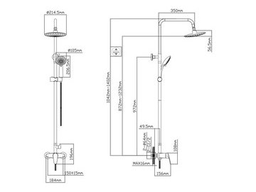 Душевая система AV Engineering AVROM16-A104-337
