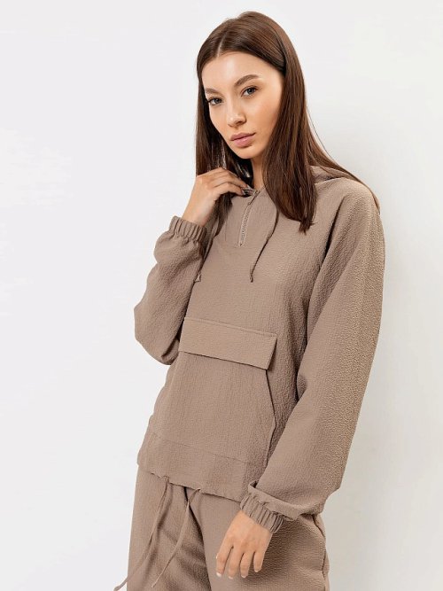 Худи женское в кофейном оттенке, фото 3 из 5