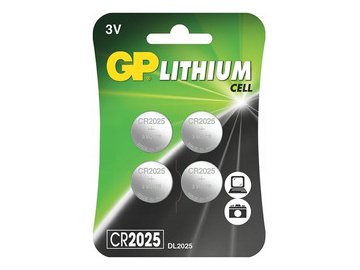Батарейки GP Lithium CR2025 4 шт