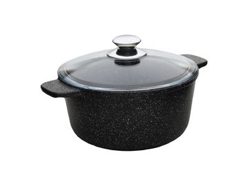 Кастрюля универсальная со стеклянной крышкой VICTORIA АЛА 4,0л (Р08 4,0G)