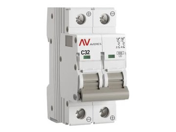 Выключатель автоматический EKF Averes AV-6 DC 2P 32A (C) 6kA