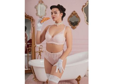 Трусы женские розовые кружевные Марк Формель