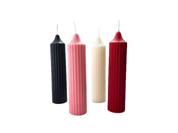 Набор свечей Fluted Art&Home 15х3 см (4 шт), арт. ST315