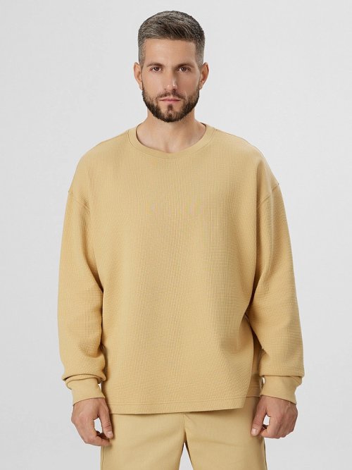 Свитшот мужской бежевый, фото 1 из 6