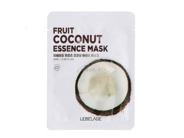 Тканевая маска для лица LEBELAGE Fruit Сoconut Essence Mask с экстрактом кокоса