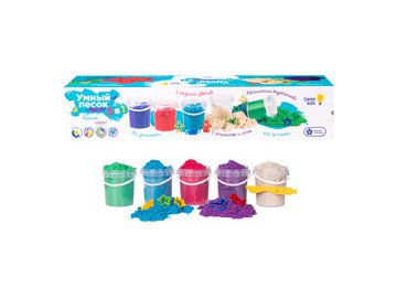 Песок кинетический Genio Kids Умный песок 5 в 1 SSR906