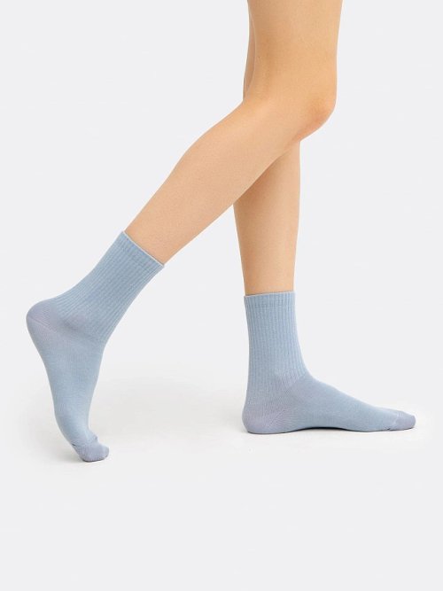 Носки женские однотонные серые, фото 1 из 4