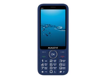 Мобильный телефон Maxvi B35 (синий) на акции в магазинах 5 элемент