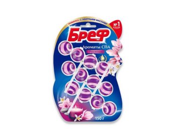 Блок для унитаза БРЕФ Ароматы Спа, Роскошь, 3х50 г