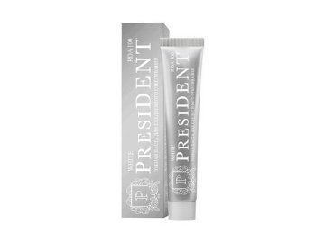 Паста зубная PRESIDENT White, 100 RDA, 75 г
