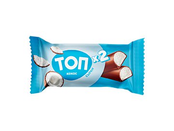 Сырок творожный ТОПх2 кокос 23% 45 г в магазинах 