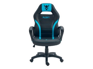 Кресло компьютерное FLOKY VIBE Aqua-Black