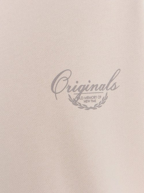 Свитшот мужской бежевый с печатью, фото 6 из 7