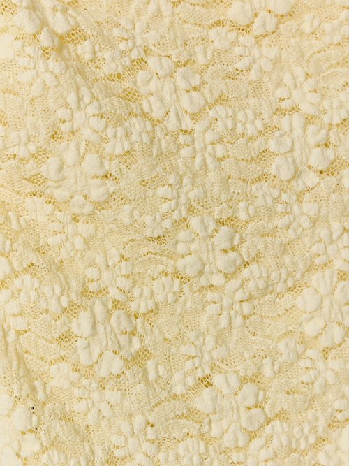 Блузка женская желтая с асимметрией кружевная, фото 5 из 6
