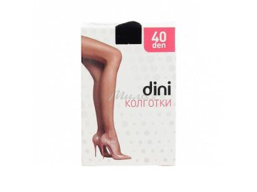 Колготки женские DINI Filanca 40 den, размер 5, тон Nero