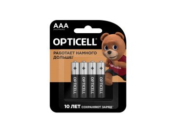 Батарейки opticell basic aaa 4шт Электросила